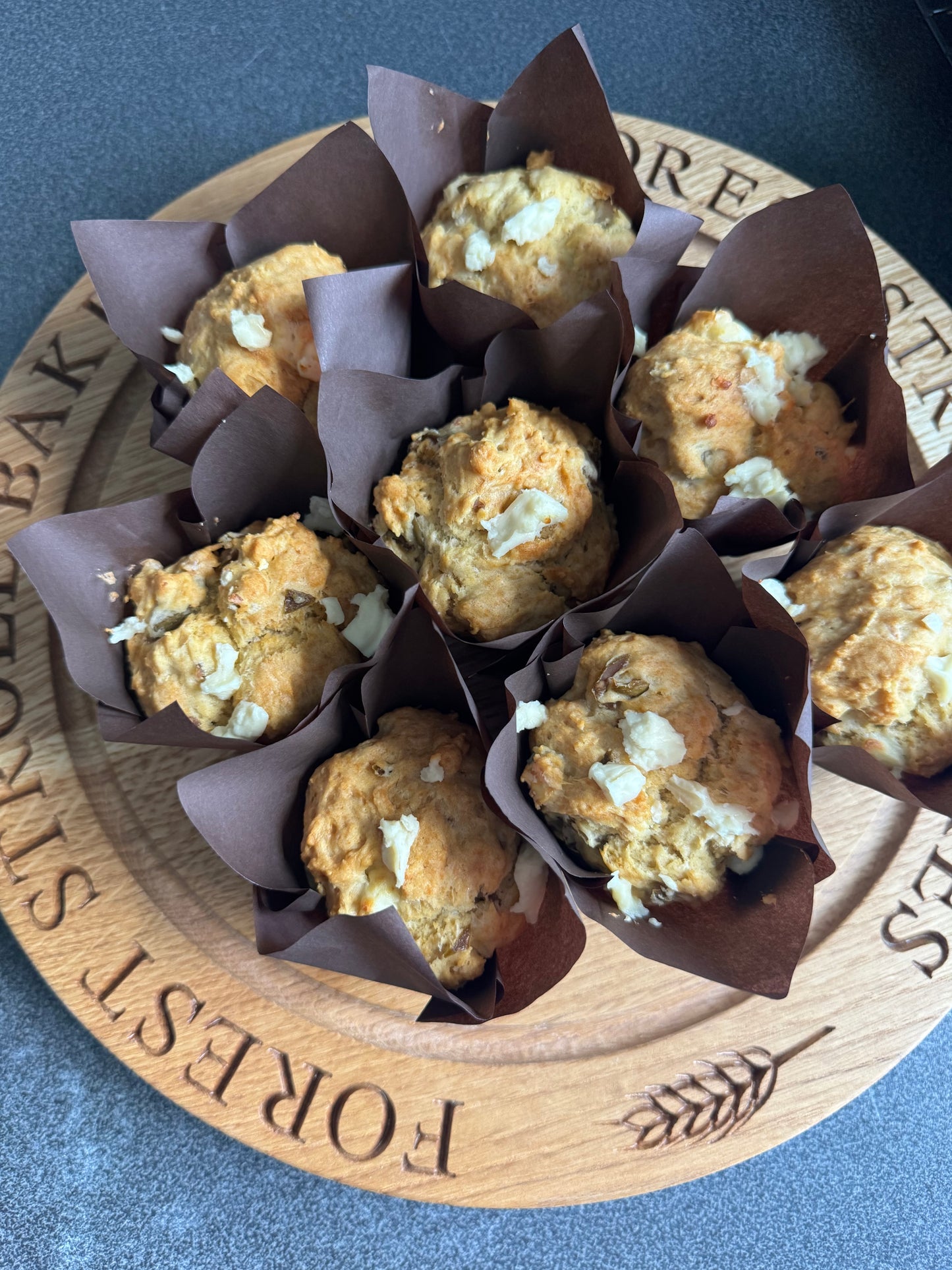 Sourdough Savoury Muffin | Feta & Olive
