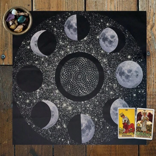 Moon Phases Altar Cloth