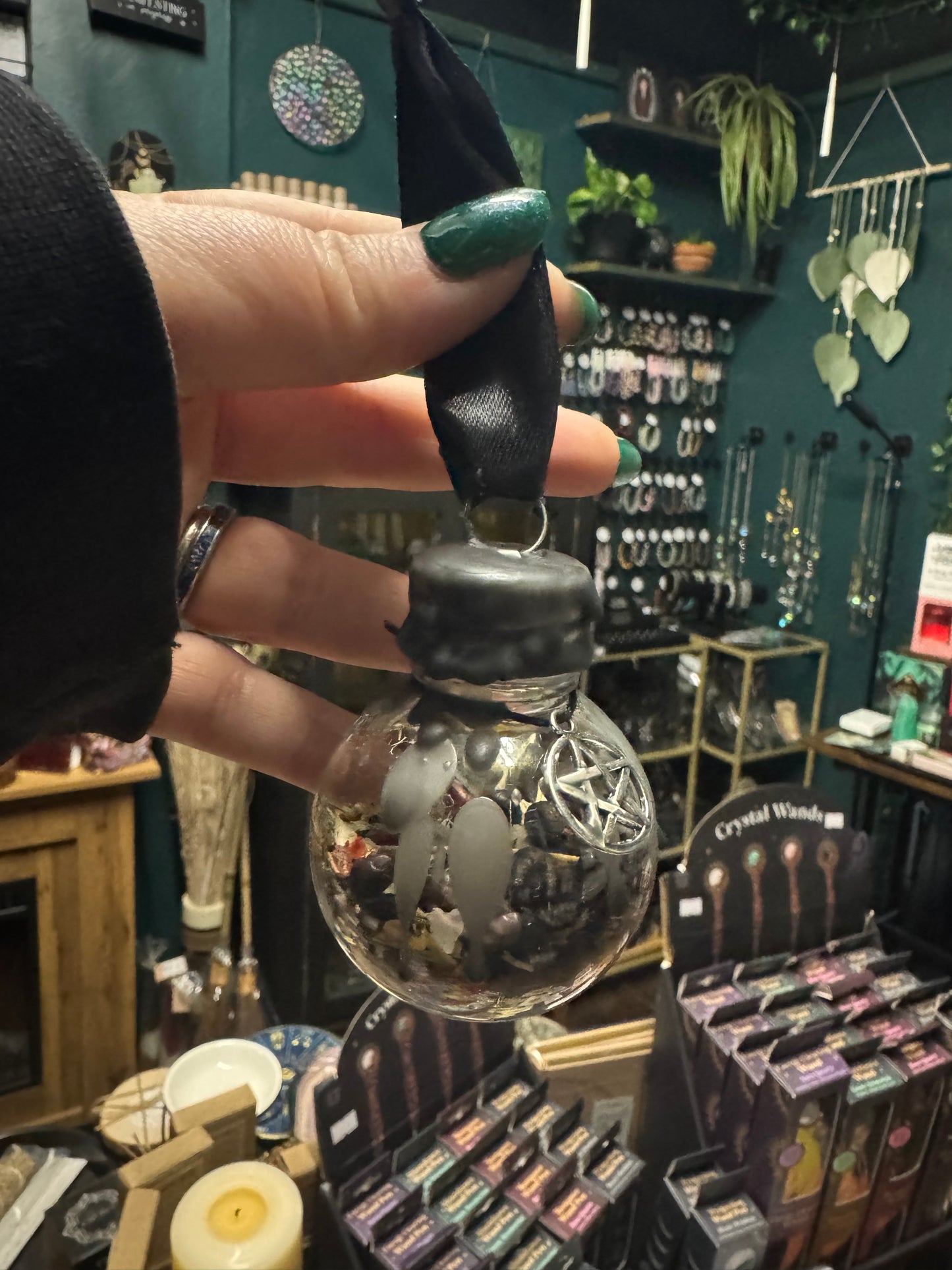 Witch Ball made by The Witches of Lunar Coven Cove