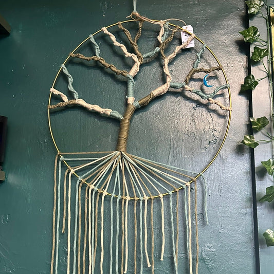 Green and Cream Tree of Life