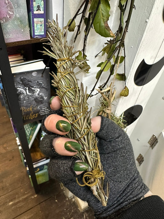 Rosemary Smudge Bundle - Grown here in our magical garden