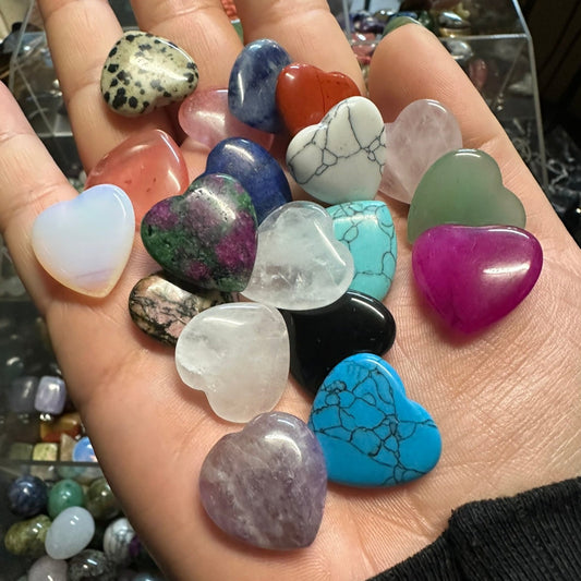 Heart Shaped Polished Gemstone / Crystal