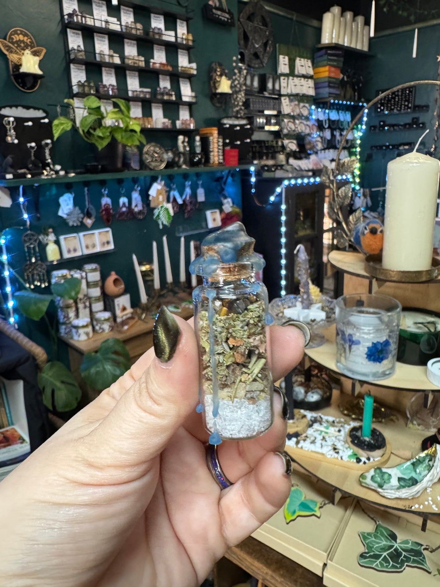 Spell Jars made by Kerri of Lunar Coven Cove