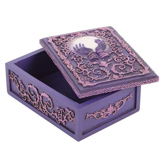 Witchy Trinket Box - Purple Fortune Teller