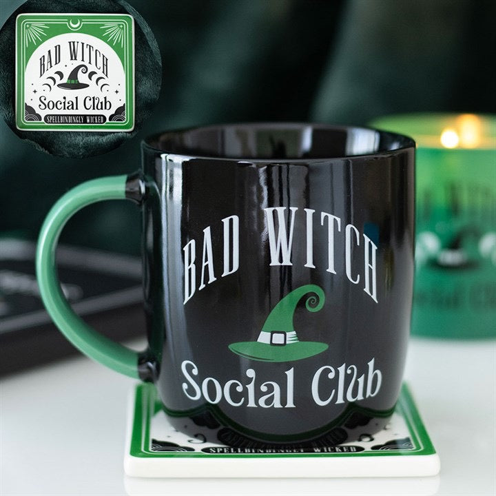 Bad Witch Social Club Mug and Coaster