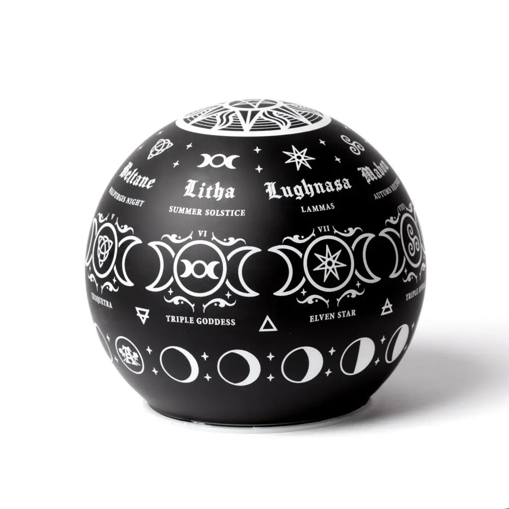 Pagan Calendar / Wheel of the Year LED Globe Light