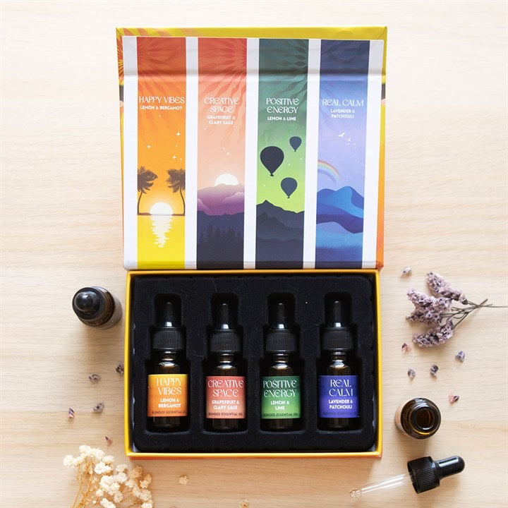 The Happy Collection Blended Essential Oils Set