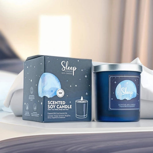 Scented Soy Candle 'Sleep' to calm the mind, body and soul