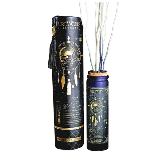 Myrrh and Sandalwood Willow Stick Diffuser - Boho Dreams
