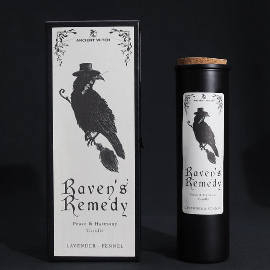 Ravens Remedy Ritual Candle - Peace and Harmony Spell 'Healing and Emotional Clarity'