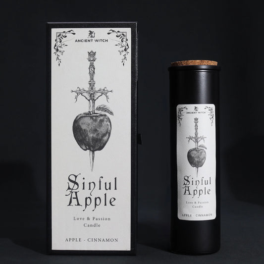 Sinful Apple Ritual Candle - Spell casting for Passion and Attraction