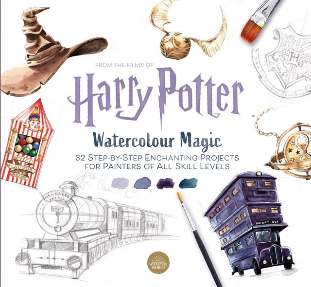 Harry Potter Watercolour Magic : 32 Step-by-Step Enchanting Projects for Painters of All Skill Levels by Tugce Audoir
