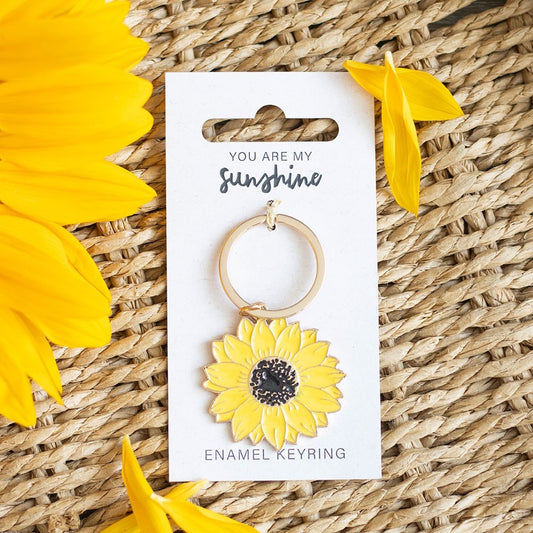 Sunflower Keyring 'You are my sunshine'