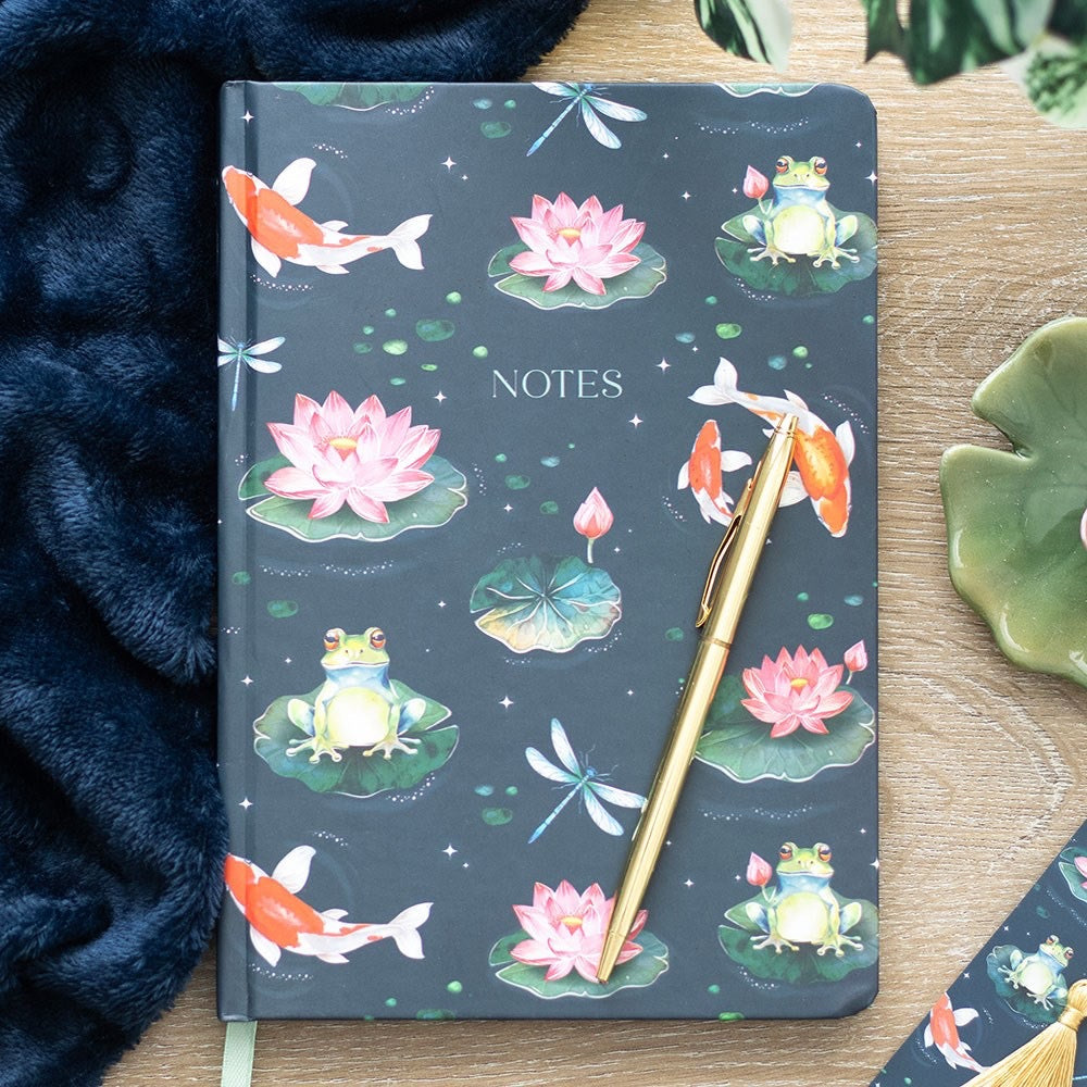 Lily Pad Print Notebook A5