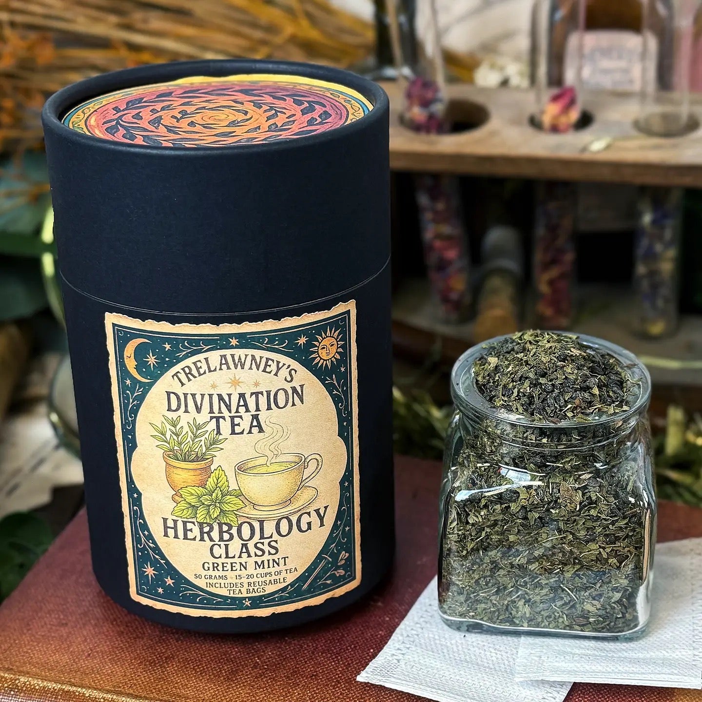 Herbology Class Tea - Tea Blend with beautiful keepsake storage container