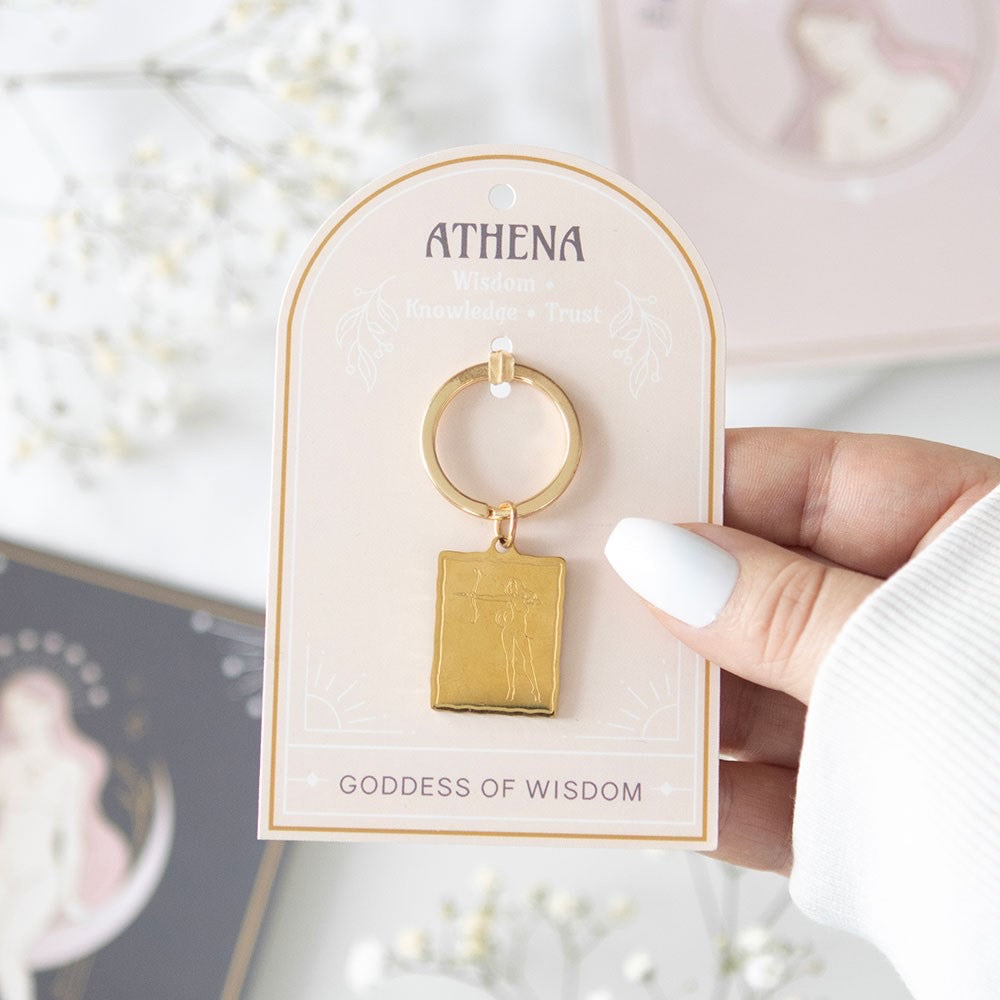 Athene Goddess Talisman Keyring