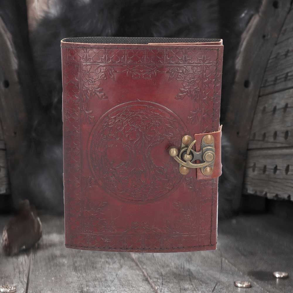 Tree Of Life Leather Journal /Grimoire (15cm x 21cm)