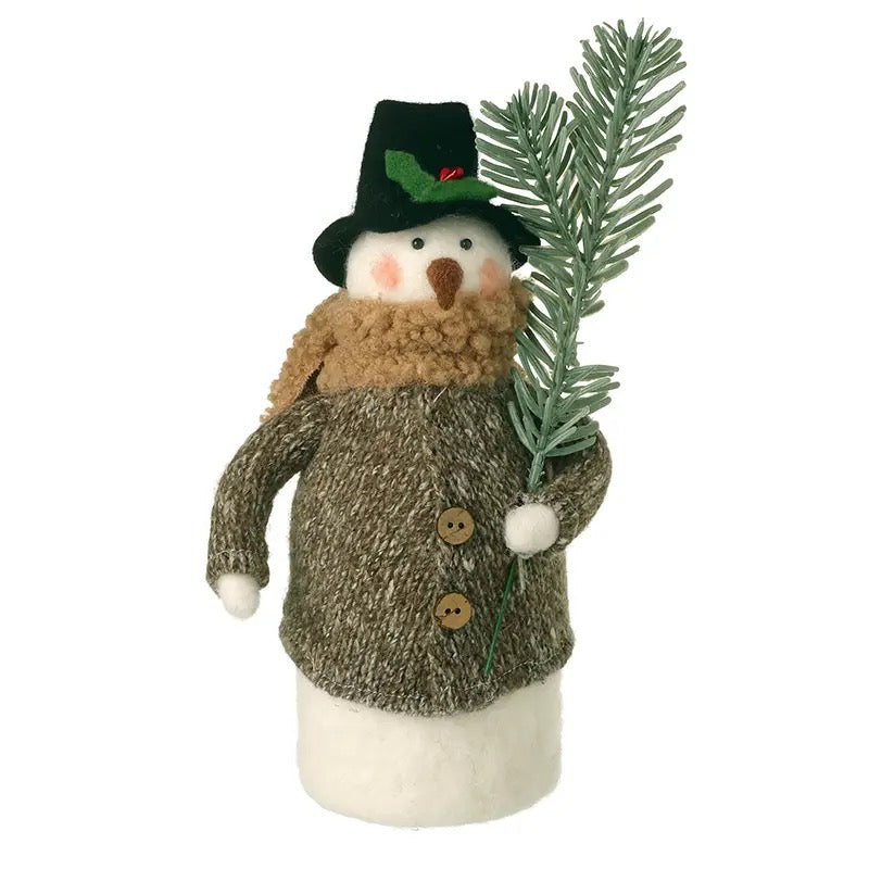 Snowman Felt Decoration for Yule