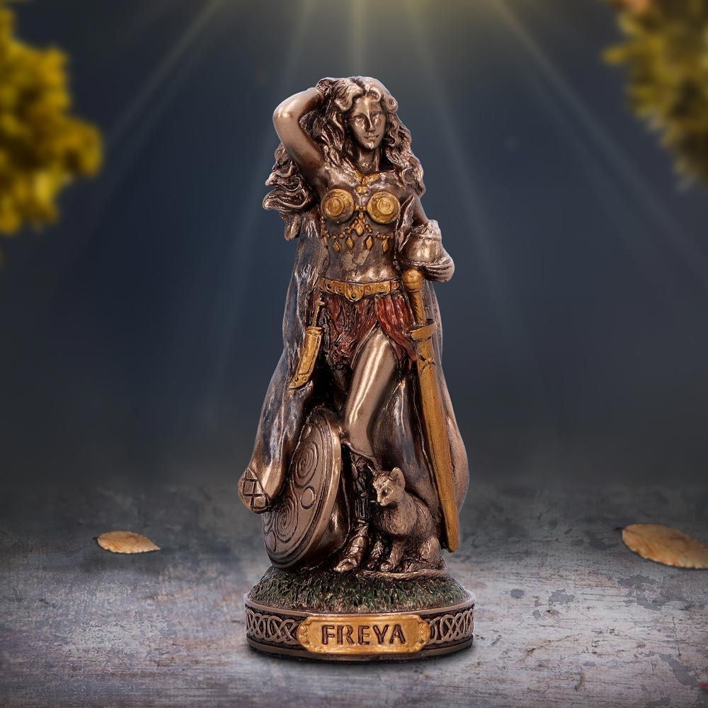 Freya Goddess of Love and Fertility Resin Figurine (Mini)