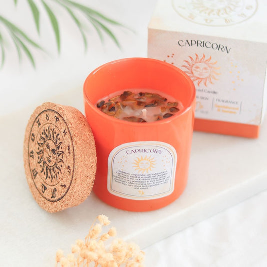 Star Sign Candle - CAPRICORN - Sandalwood & Jasmine