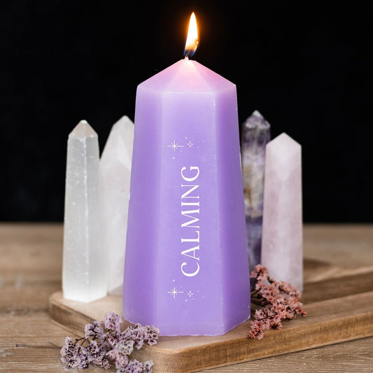 Hidden Crystal Candle - Calming - Amethyst