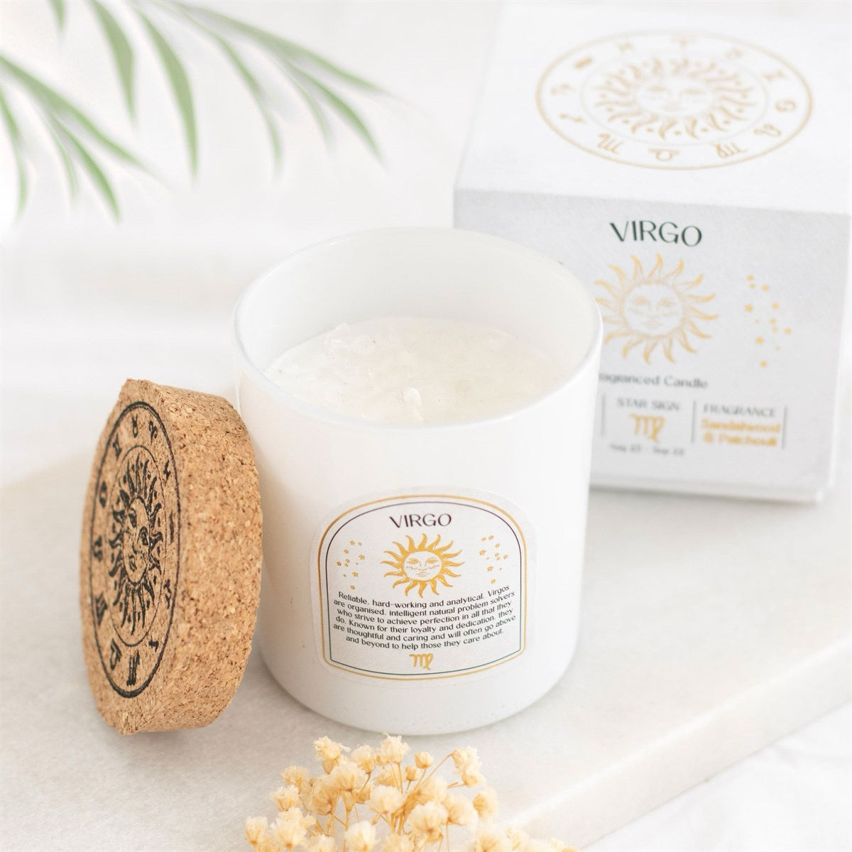 Star Sign Candle - VIRGO - Sandalwood & Patchouli