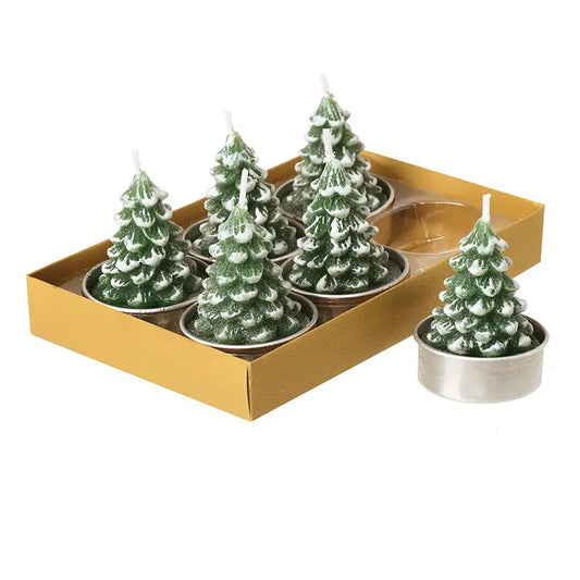 Tree Tea Light Set for Festive Decor