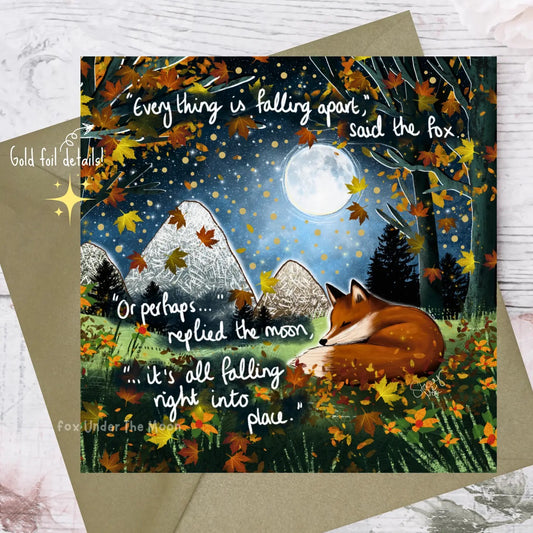 Falling Apart Greetings Card