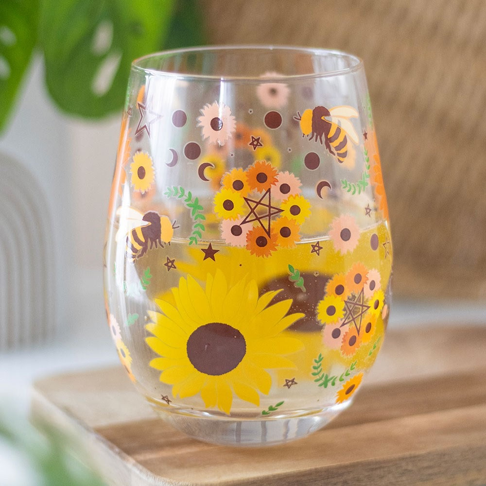 Summer Solstice Print Glass