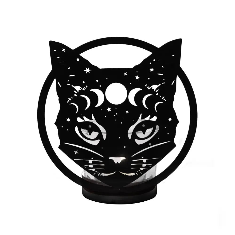 Celestial Cat Tealight Candle Holder