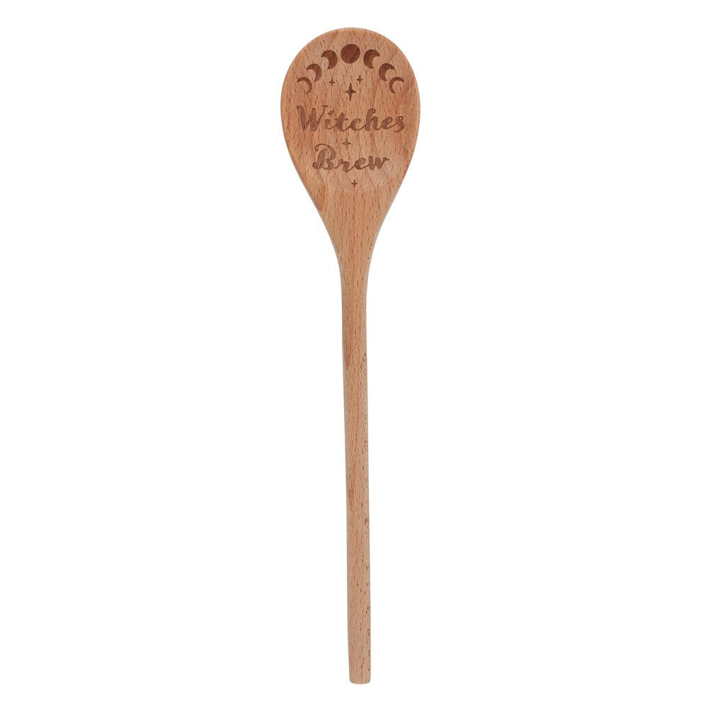 WITCHES BREW WOODEN SPOON