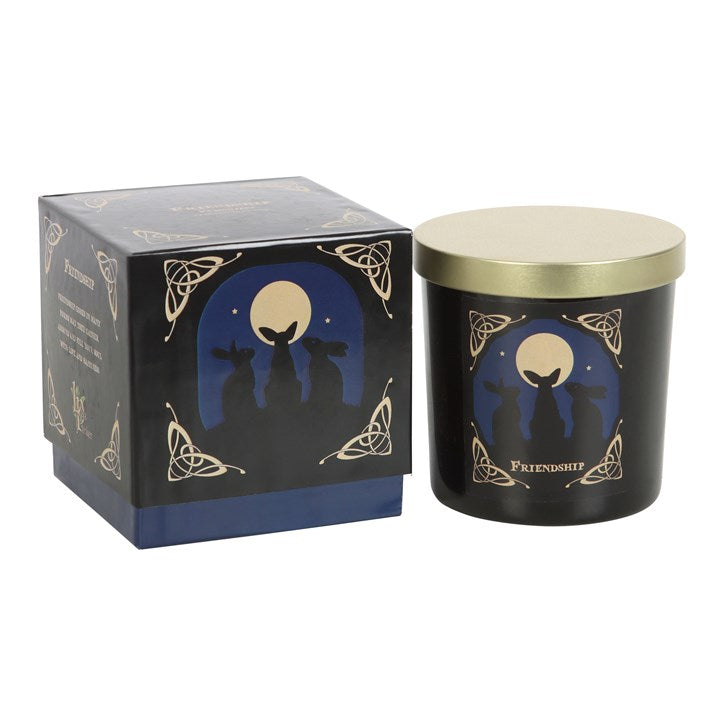 Moon Gazing Hares 'Friendship' candle