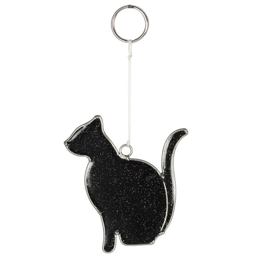 Black Cat Suncatcher / Hanging Decoration