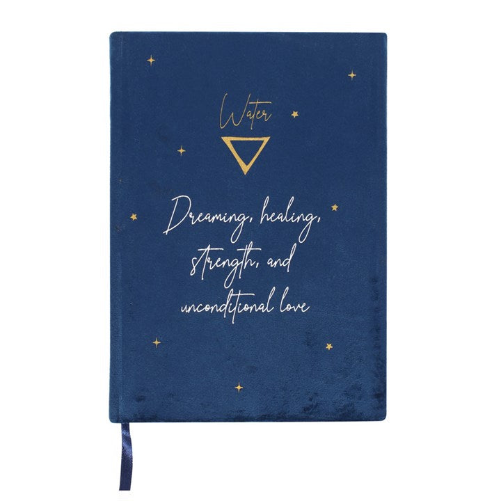 Water Element Velvet Notebook / A5